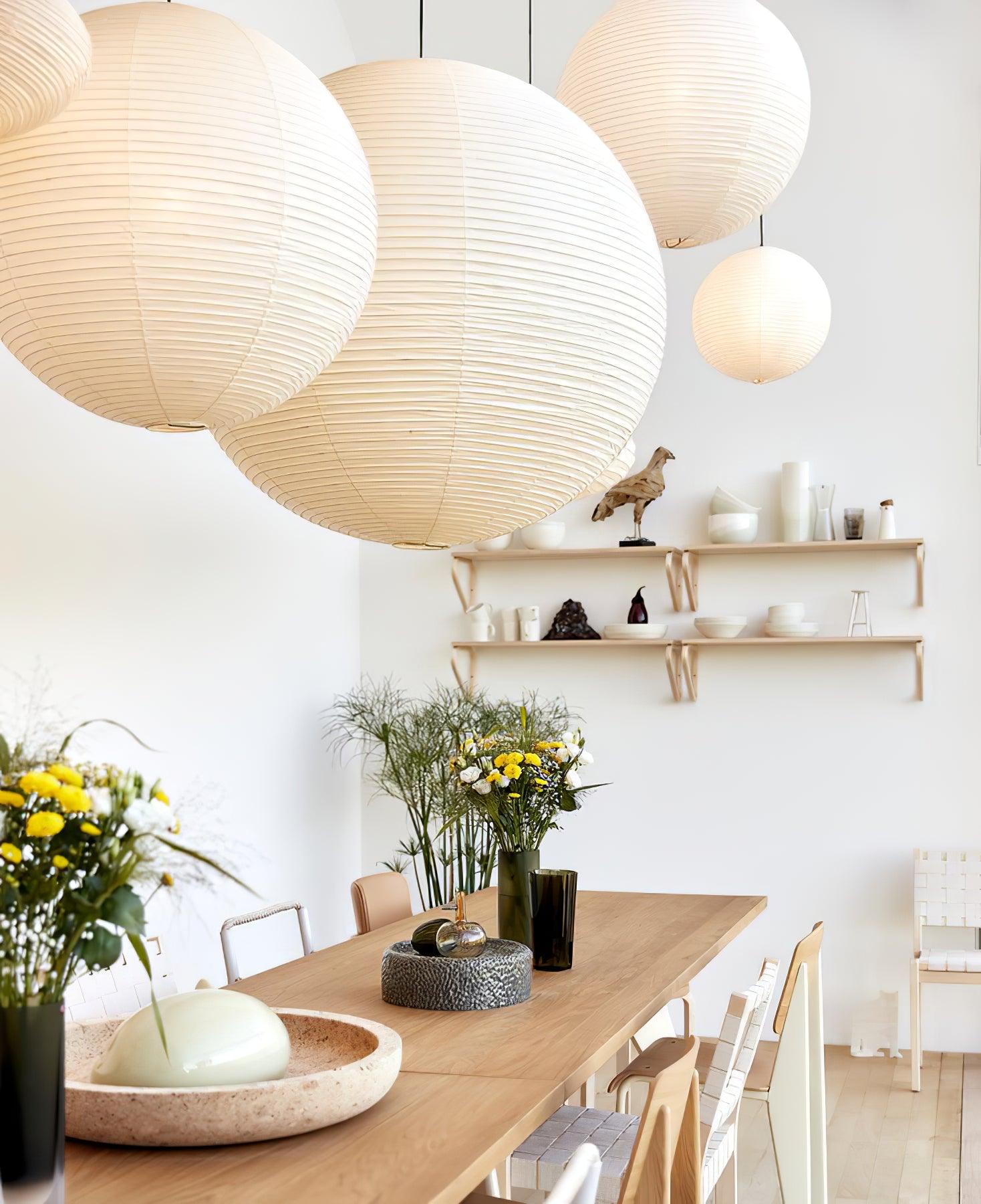 Suspension globe en papier Nuvora