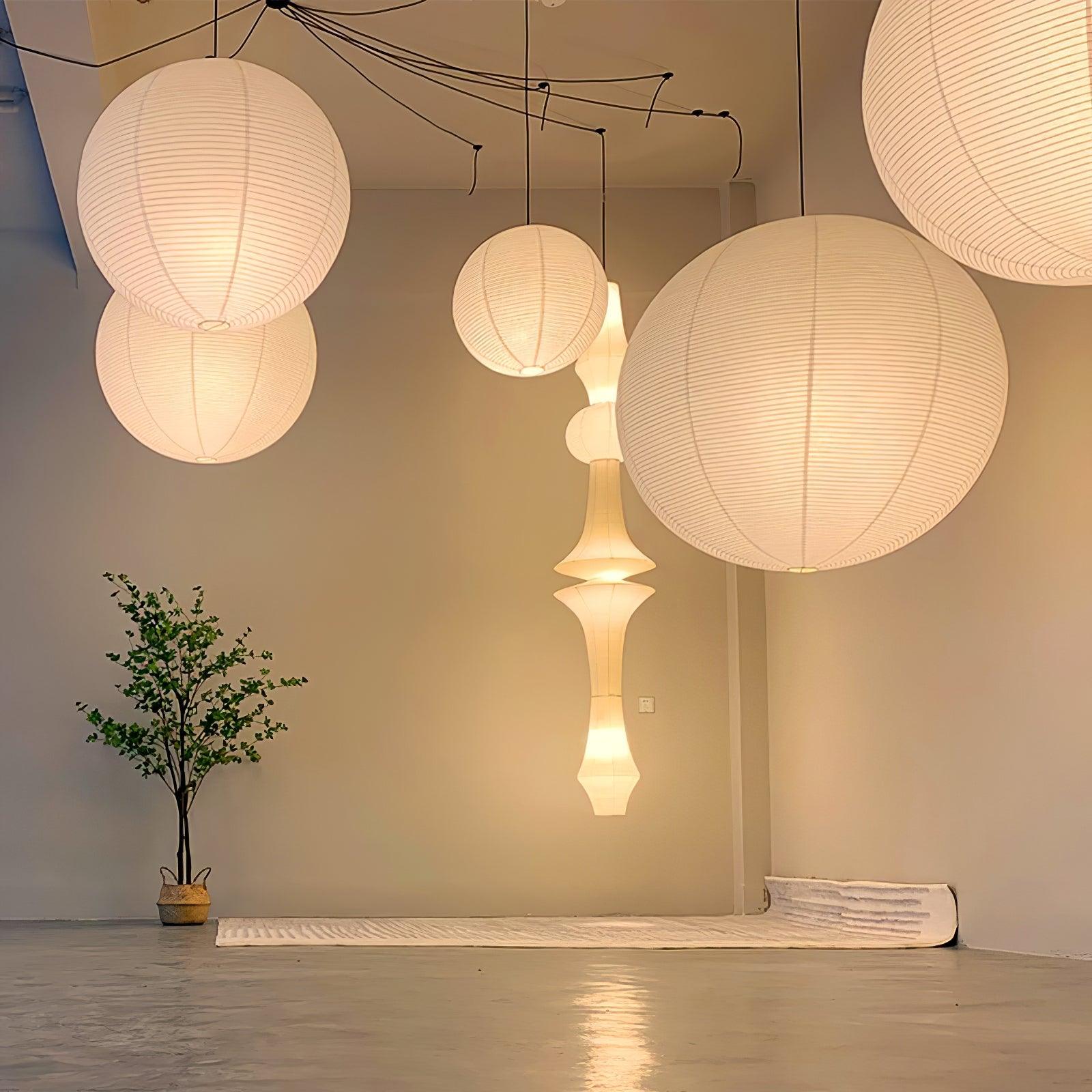 Suspension globe en papier Nuvora