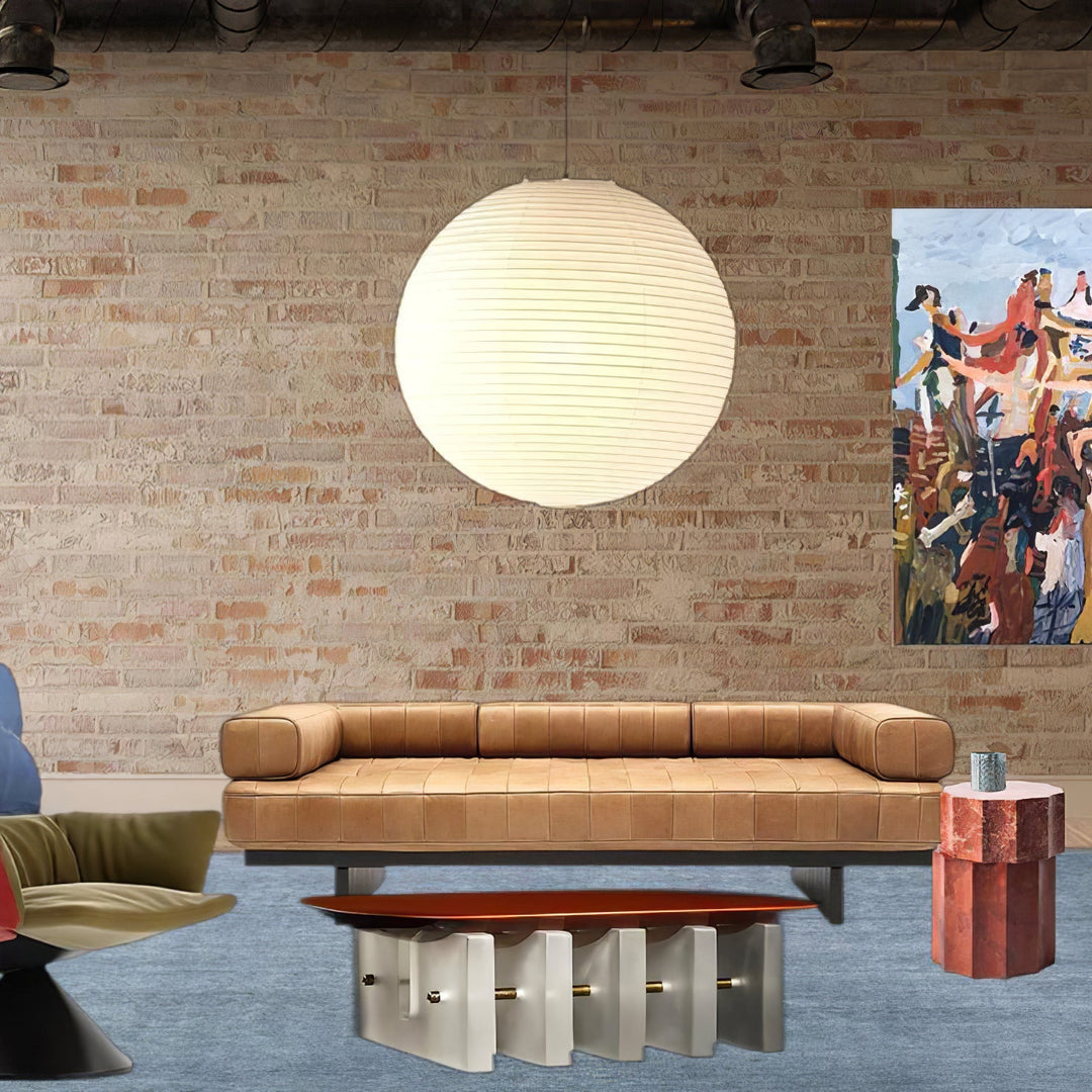 Suspension globe en papier Nuvora