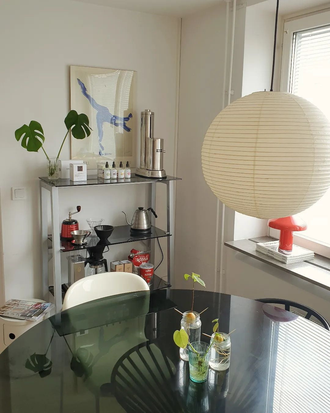 Suspension globe en papier Nuvora