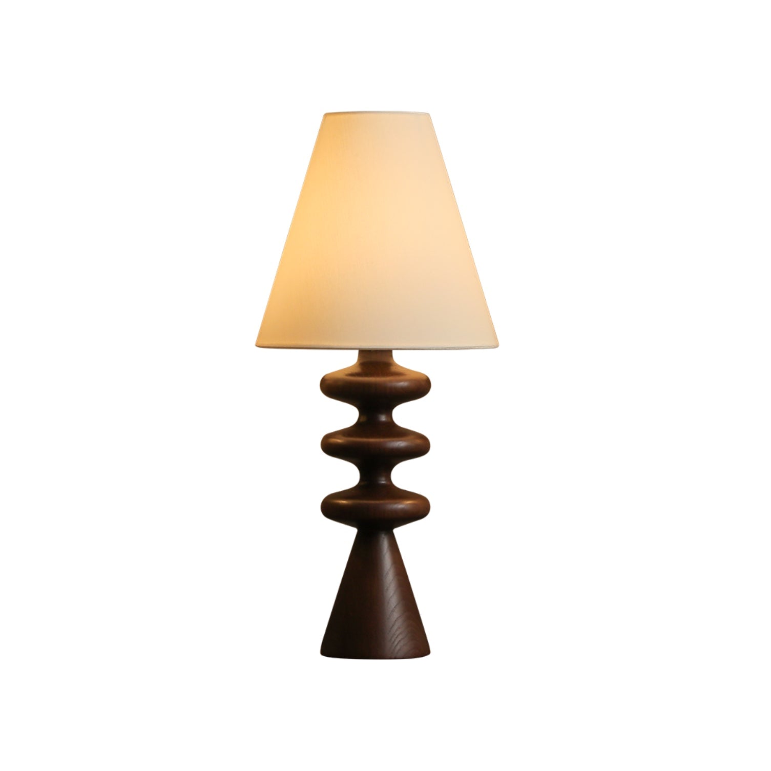 Ondelle Carved Wood Table Lamp
