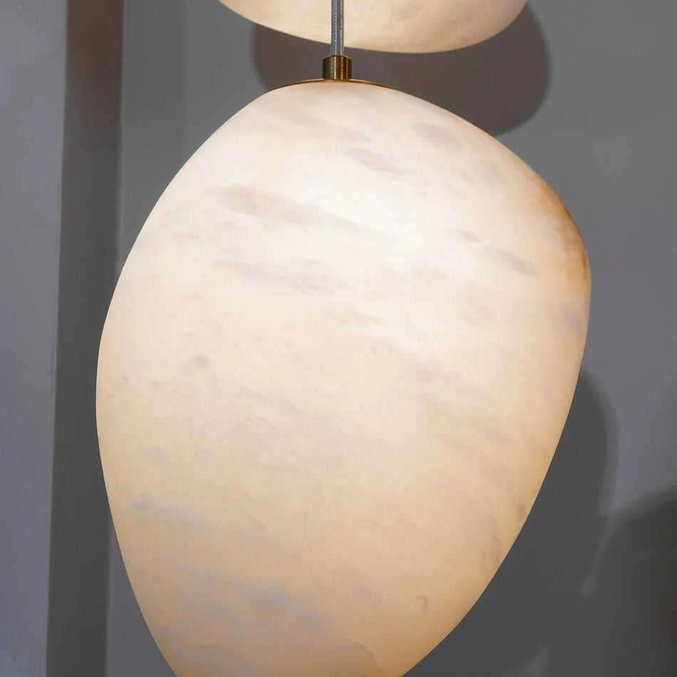 Orelisse Alabaster Pebble Pendant Light