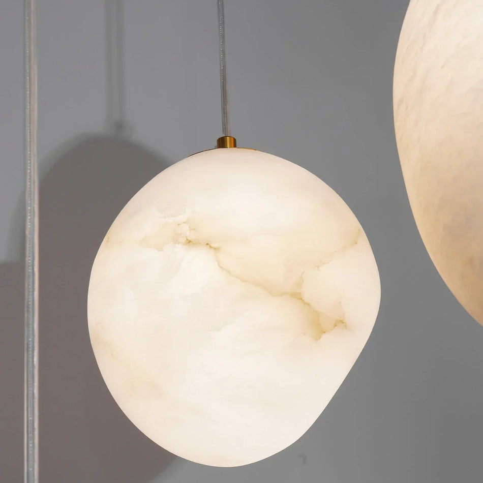 Orelisse Alabaster Pebble Pendant Light