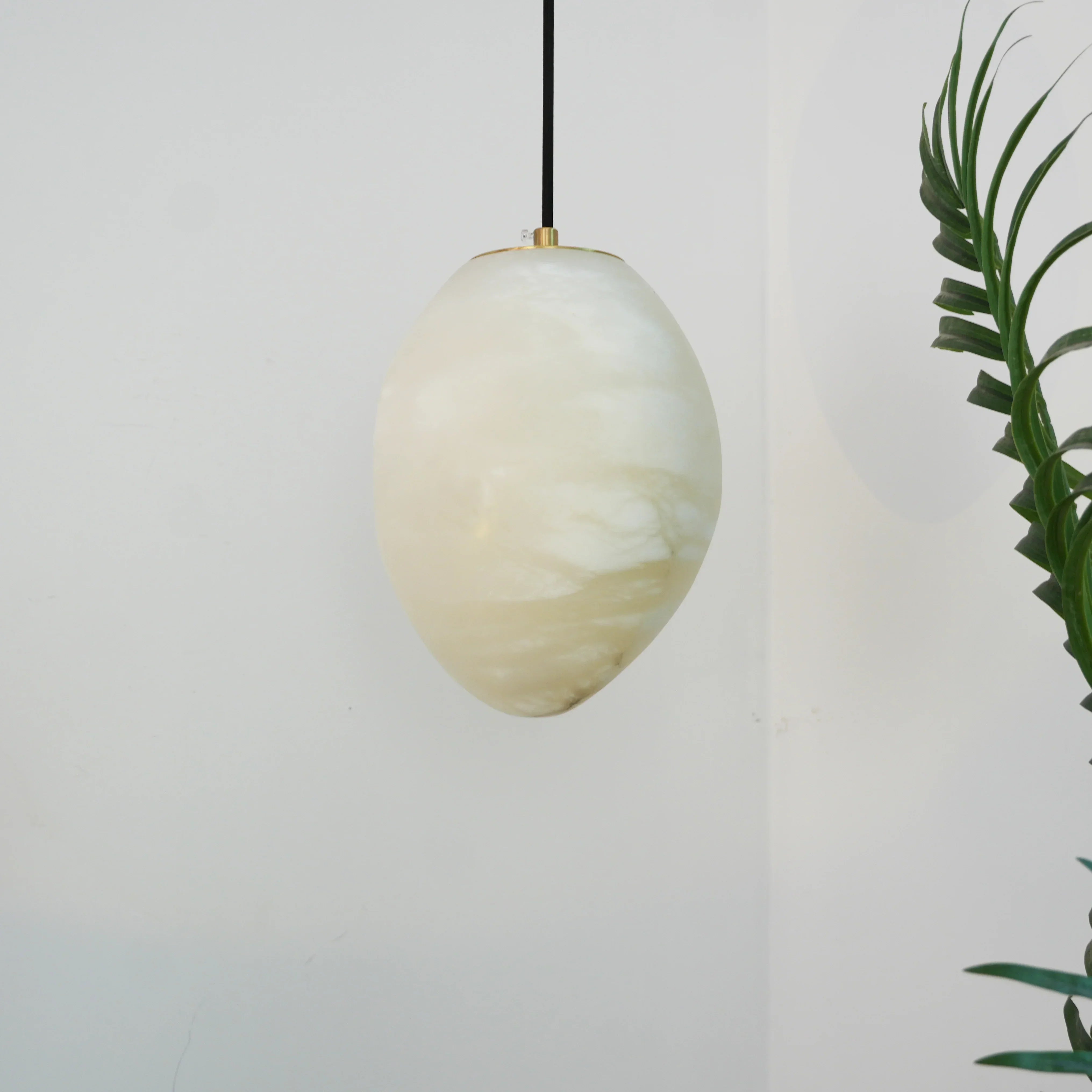 Orelisse Alabaster Pebble Pendant Light