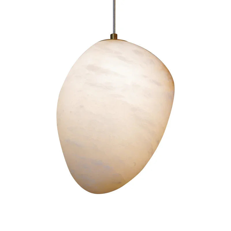 Orelisse Alabaster Pebble Pendant Light