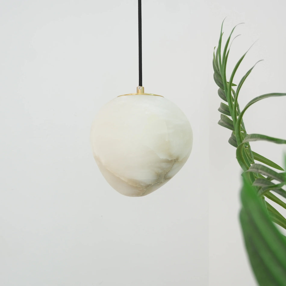 Orelisse Alabaster Pebble Pendant Light