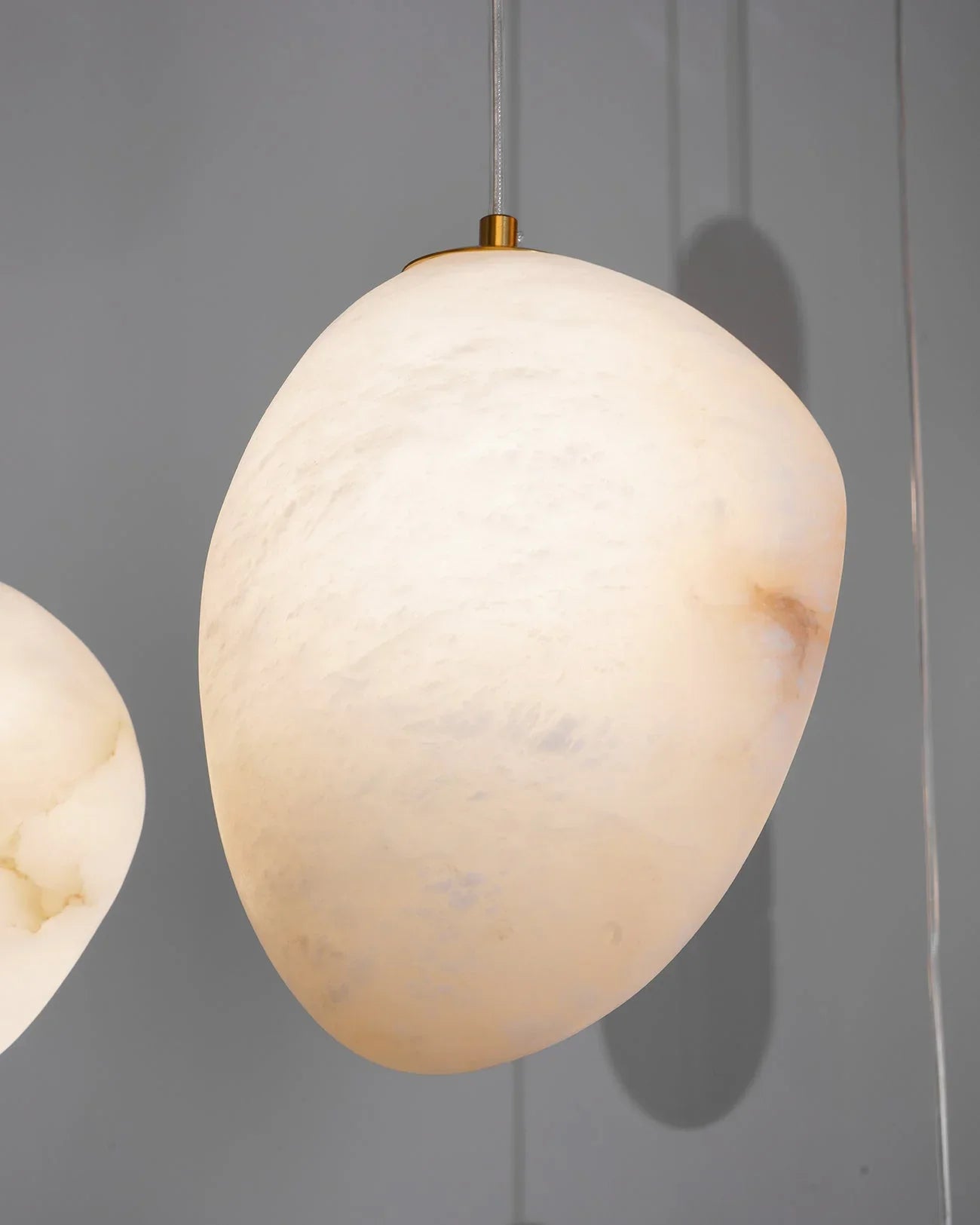 Orelisse Alabaster Pebble Pendant Light