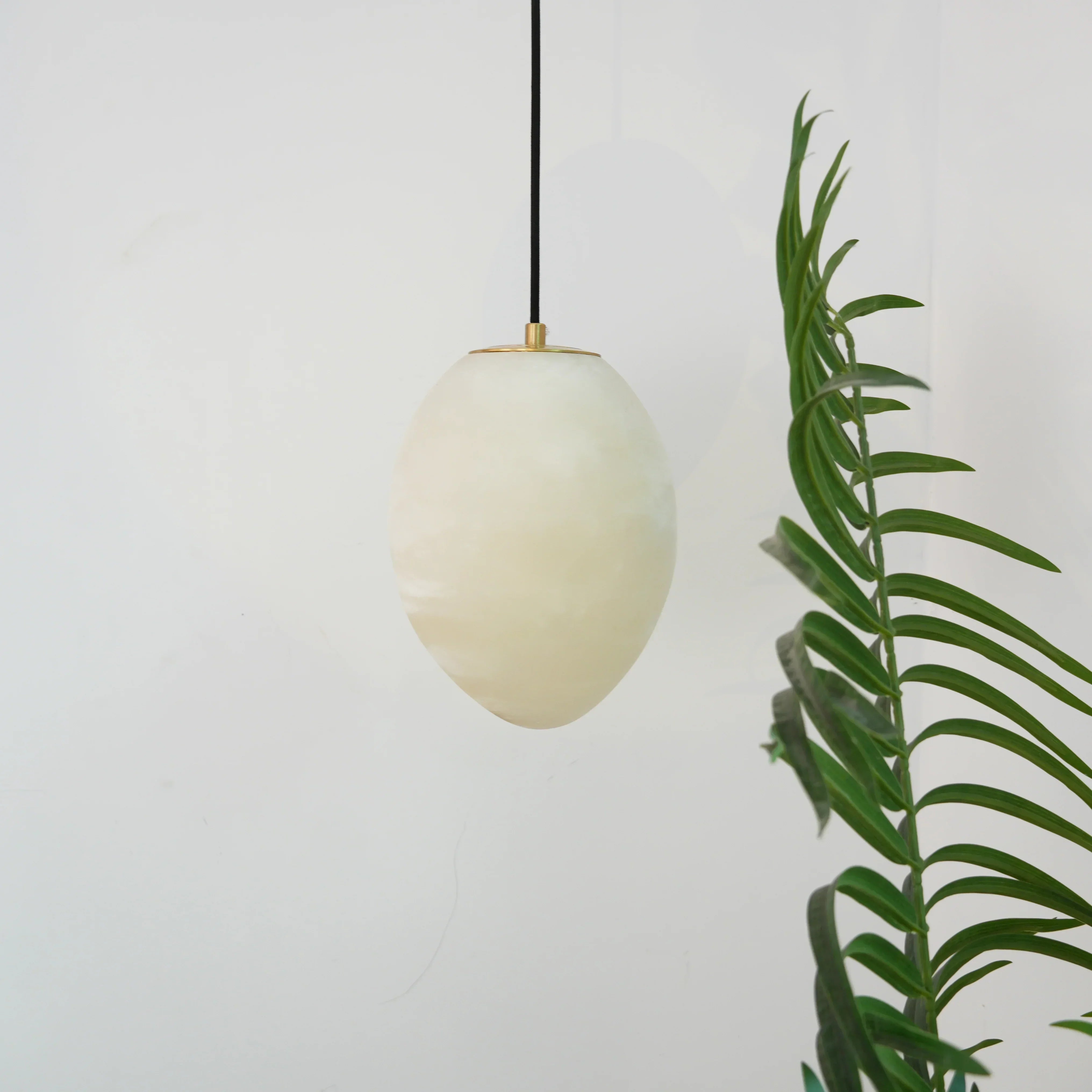 Orelisse Alabaster Pebble Pendant Light