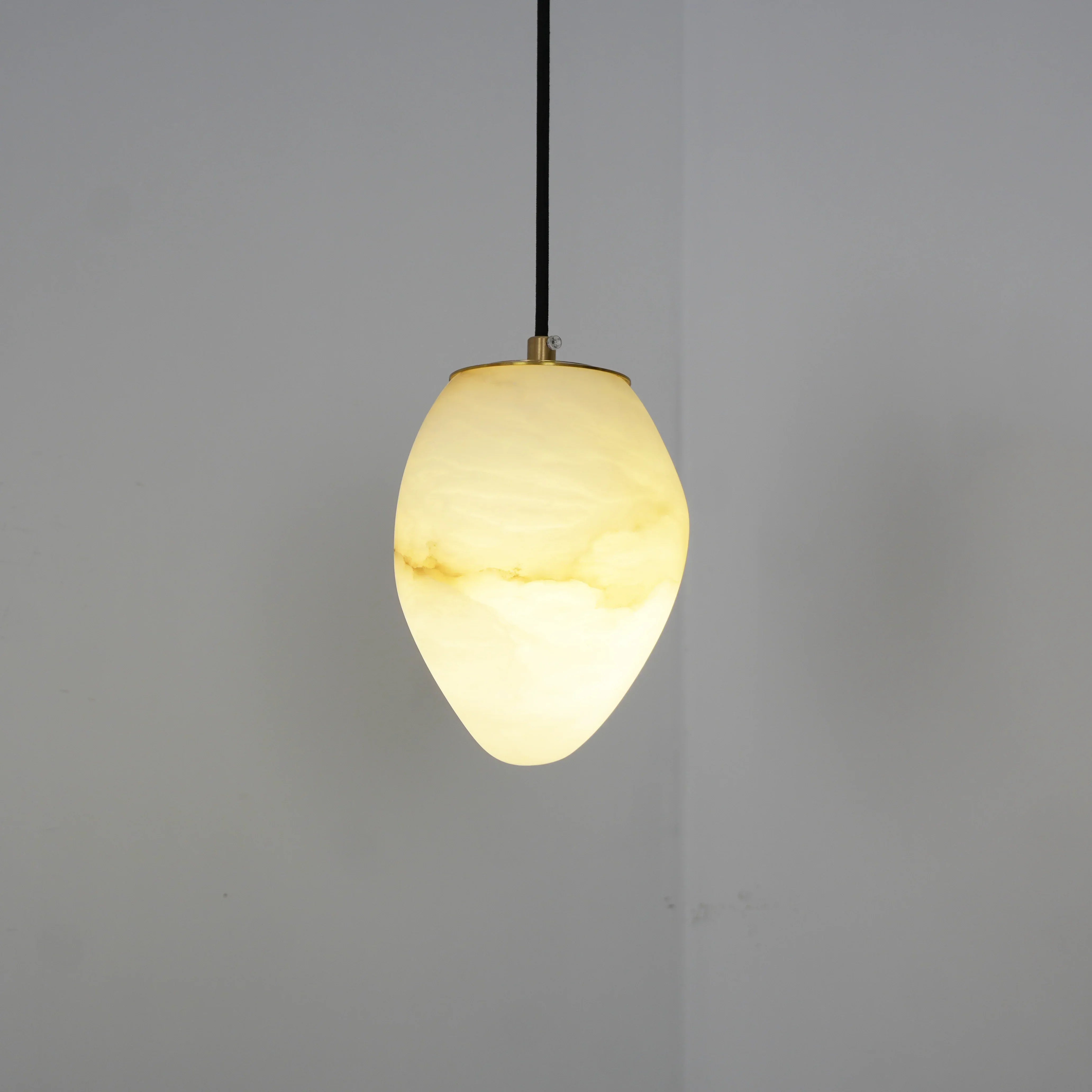 Orelisse Alabaster Pebble Pendant Light