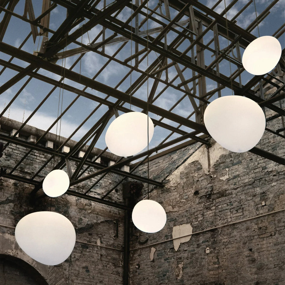 Orelisse Alabaster Pebble Pendant Light