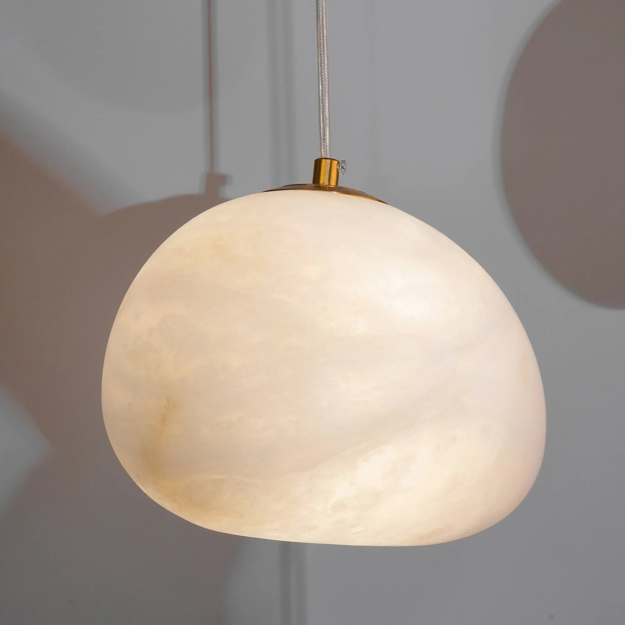 Orelisse Alabaster Pebble Pendant Light