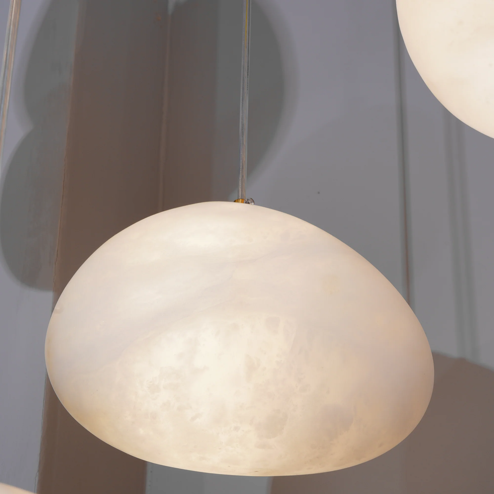 Orelisse Alabaster Pebble Pendant Light
