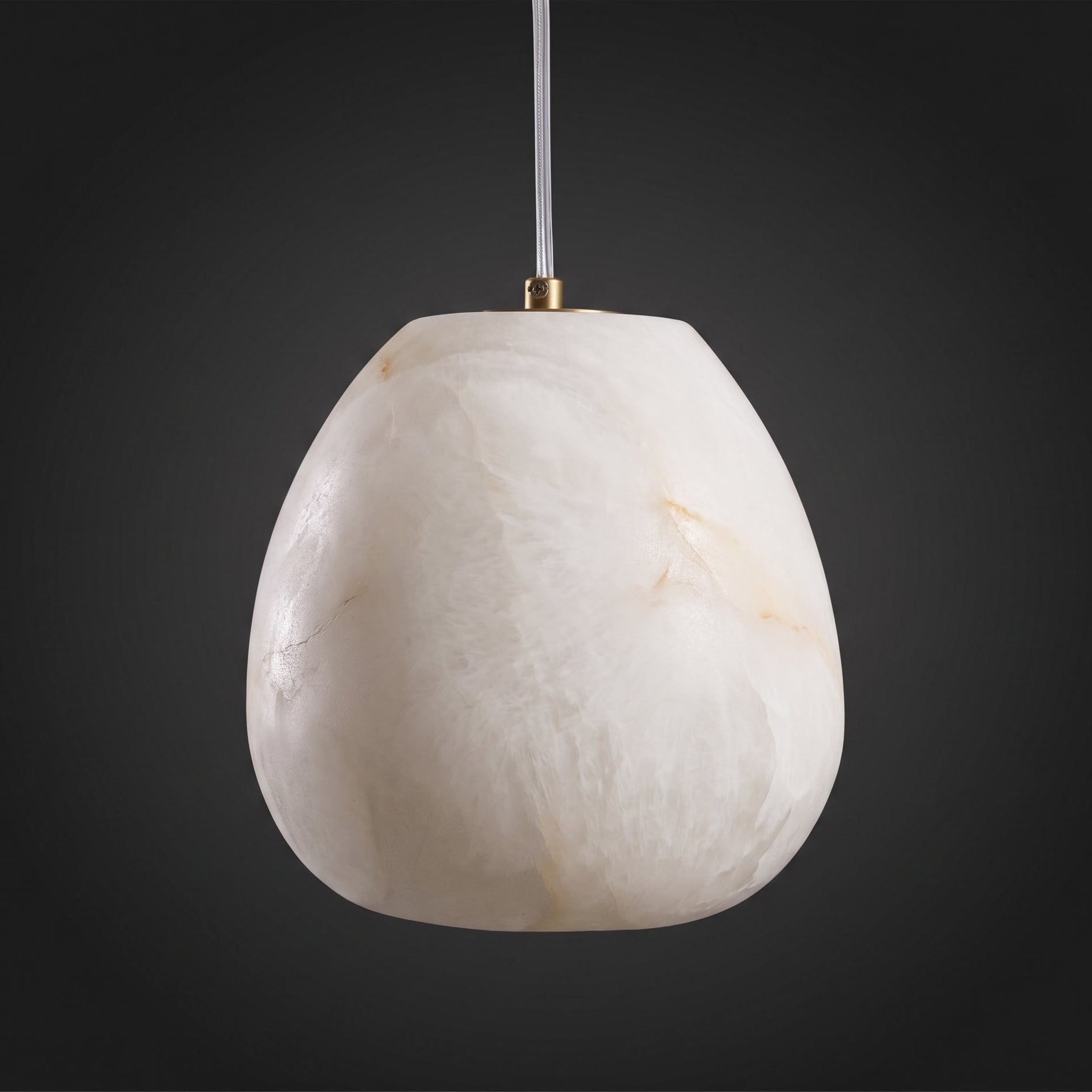 Orelisse Alabaster Pebble Pendant Light