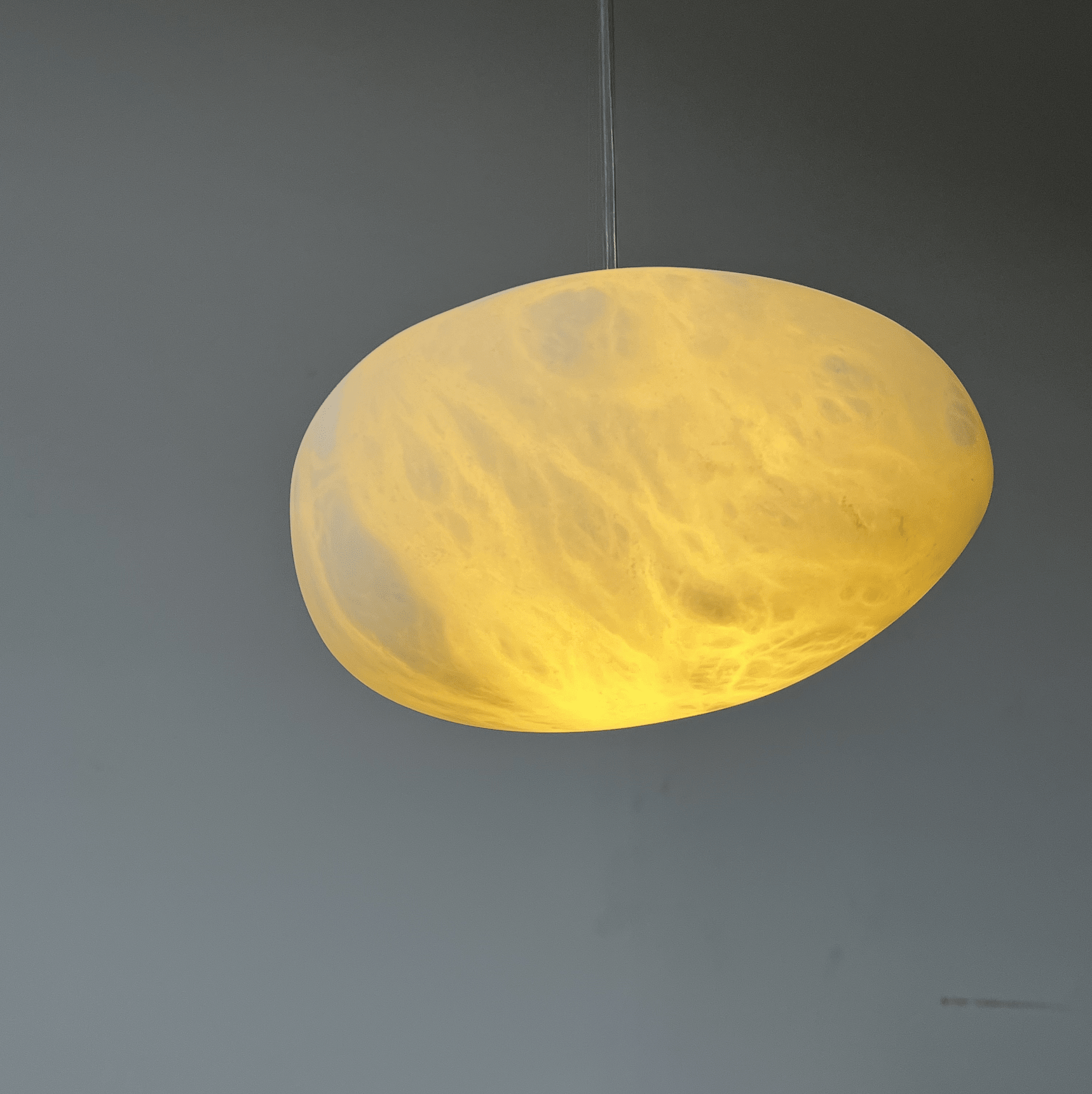 Orelisse Alabaster Pebble Pendant Light