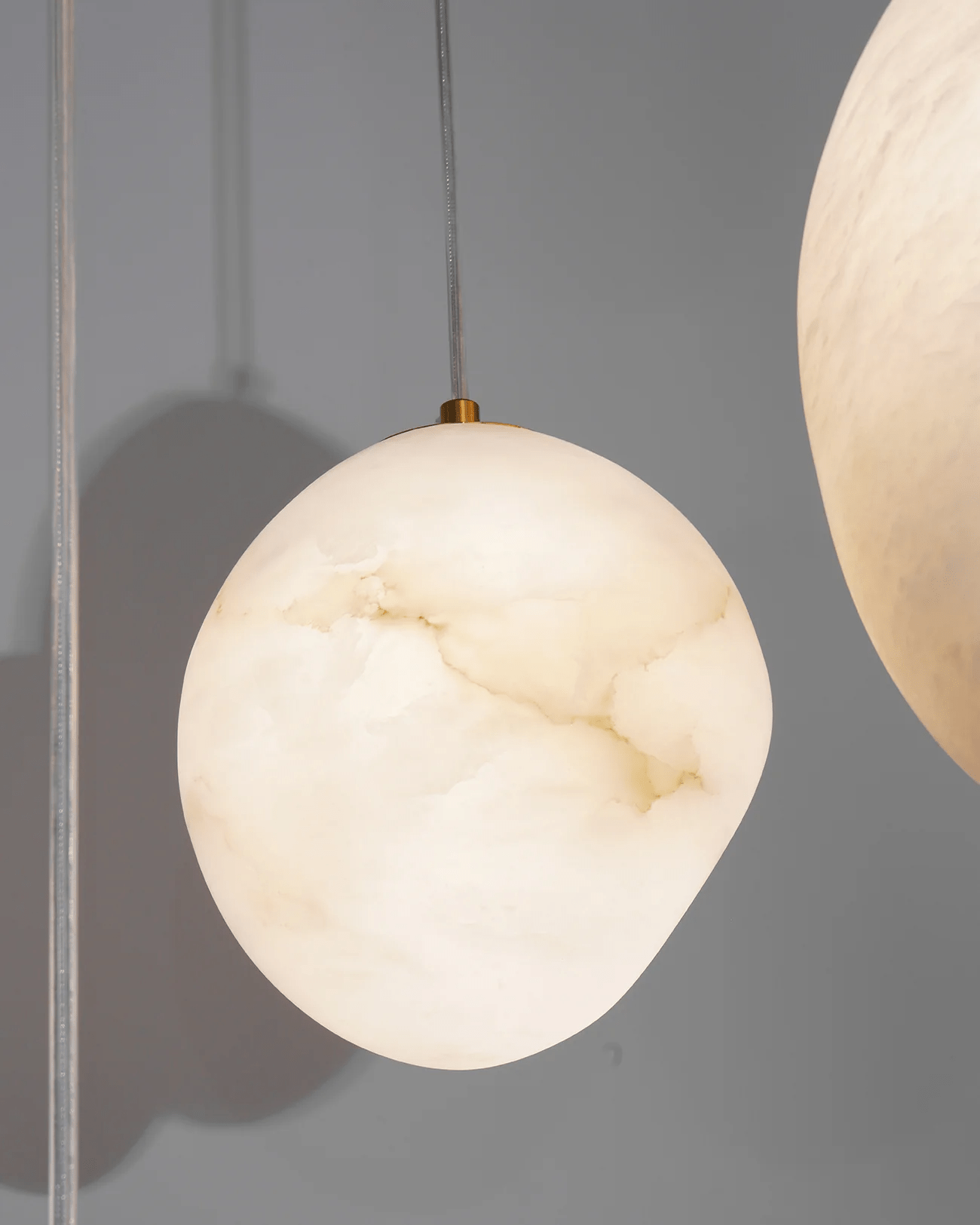 Orelisse Alabaster Pebble Pendant Light