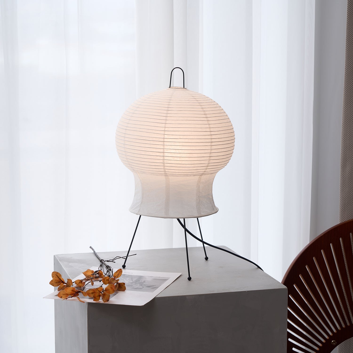 Oriva Washi Paper Table Lamp