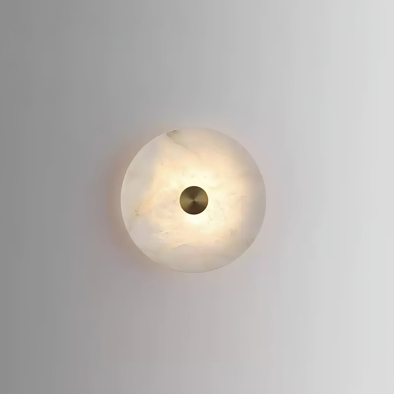 Orlena Alabaster Disc Wall Light