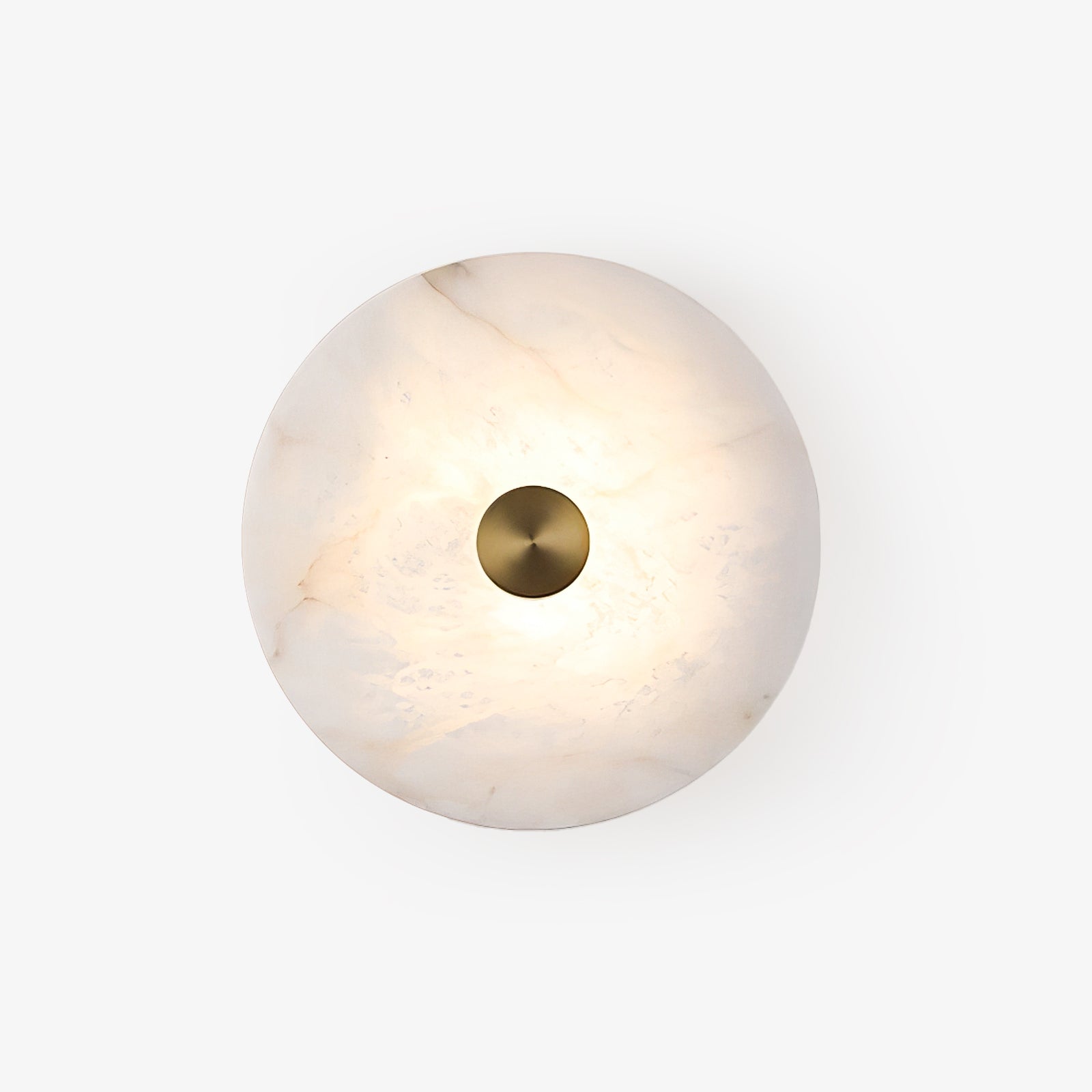 Orlena Alabaster Disc Wall Light