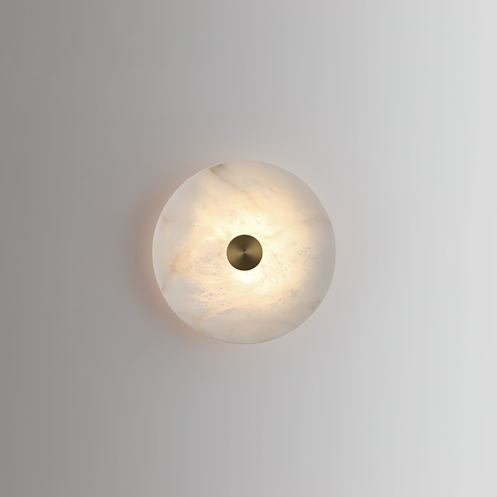 Orlena Alabaster Disc Wall Light