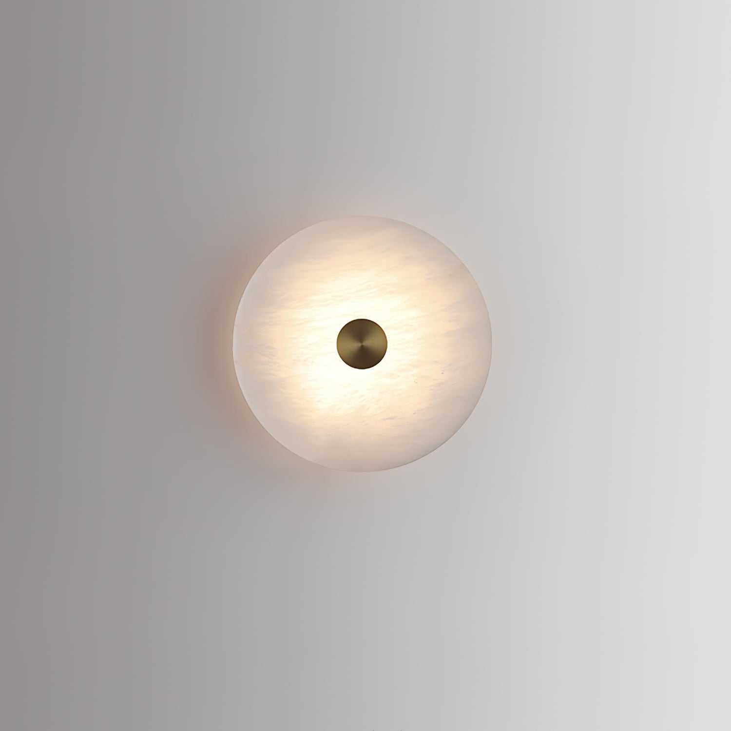 Orlena Alabaster Disc Wall Light
