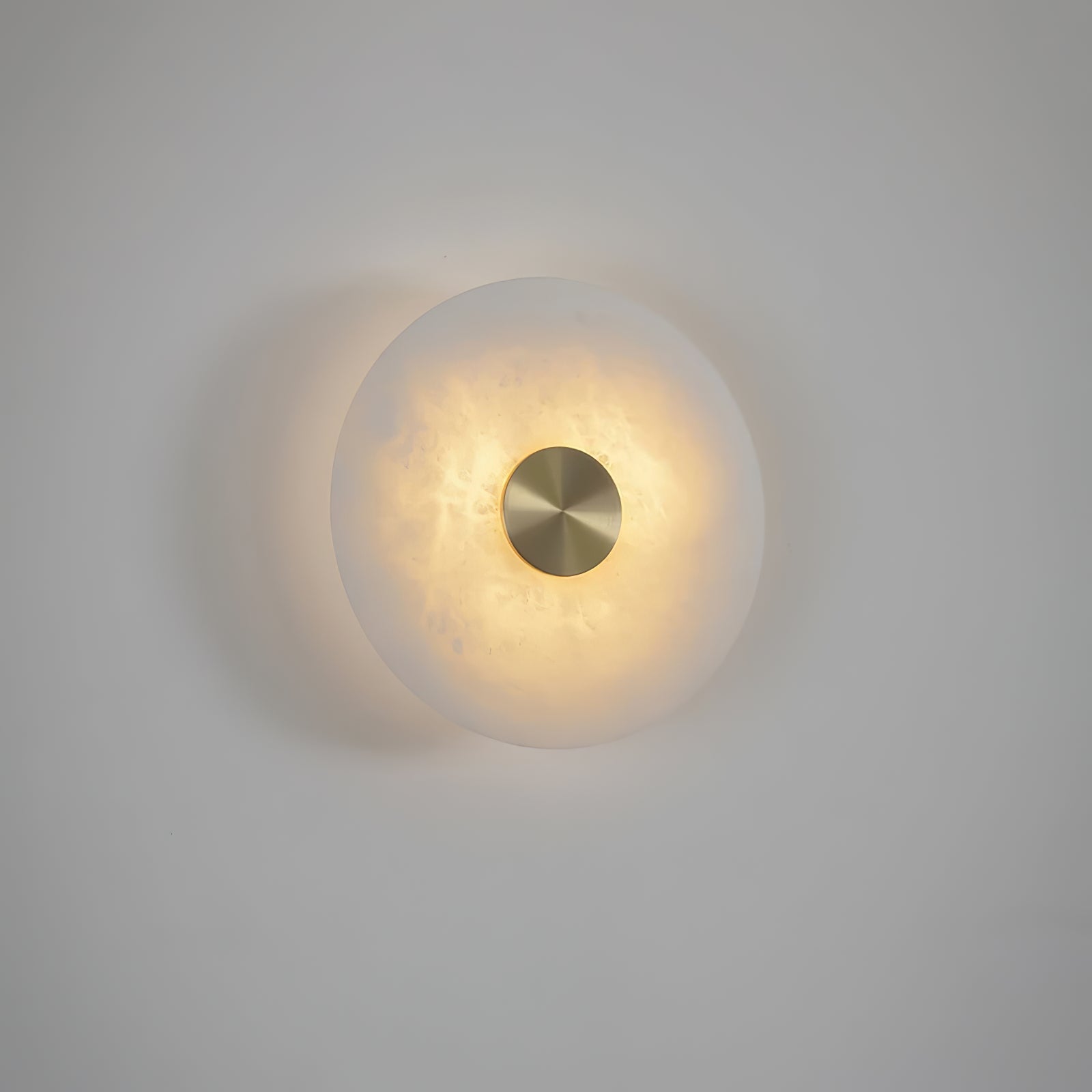 Orlena Alabaster Disc Wall Light