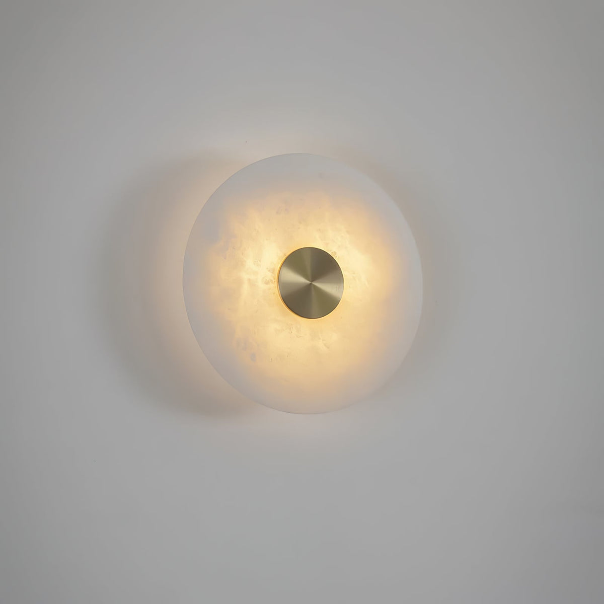 Orlena Alabaster Disc Wall Light