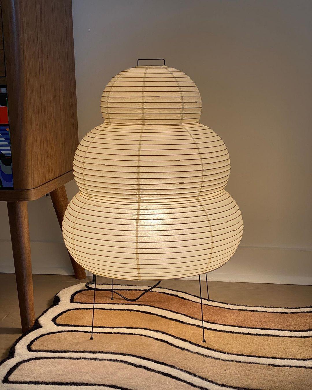 Oruva Paper Column Table Lamp