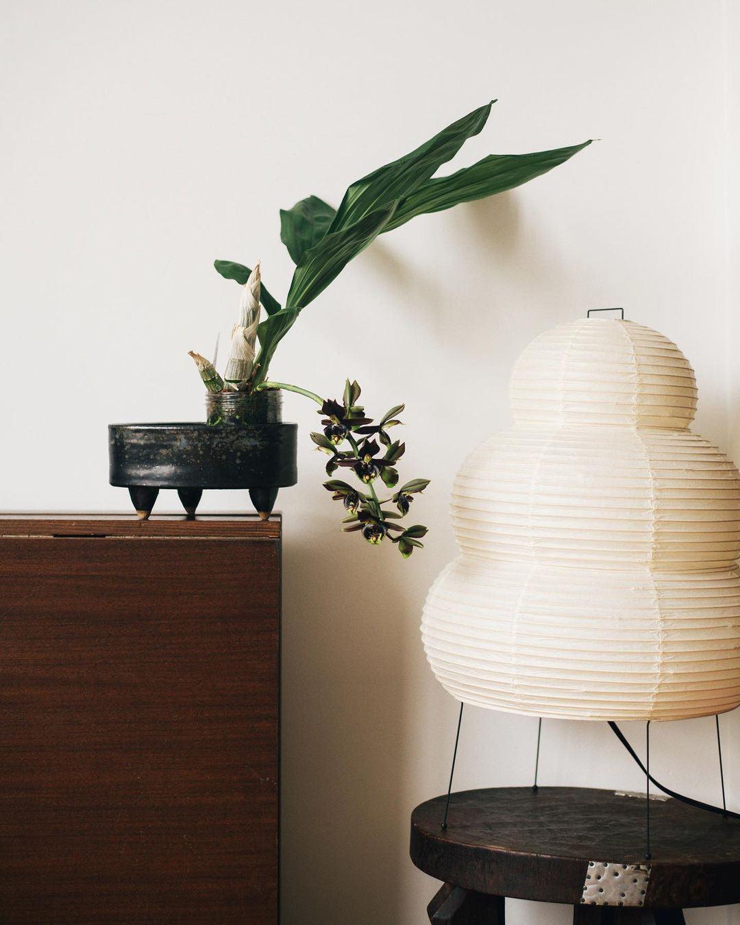 Oruva Paper Column Table Lamp
