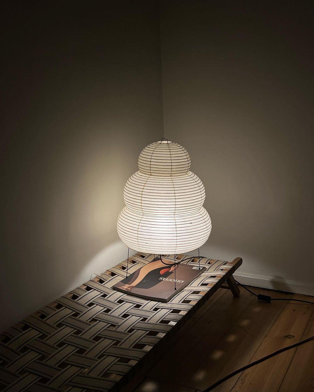 Oruva Paper Column Table Lamp