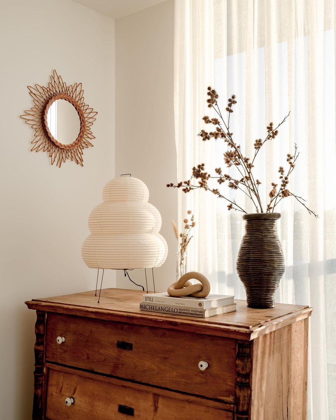Oruva Paper Column Table Lamp
