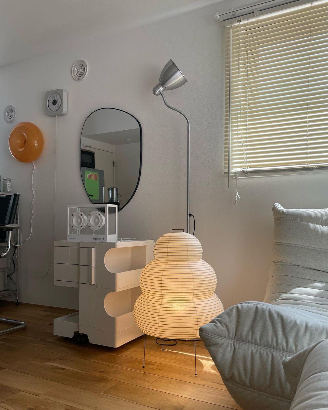 Oruva Paper Column Table Lamp