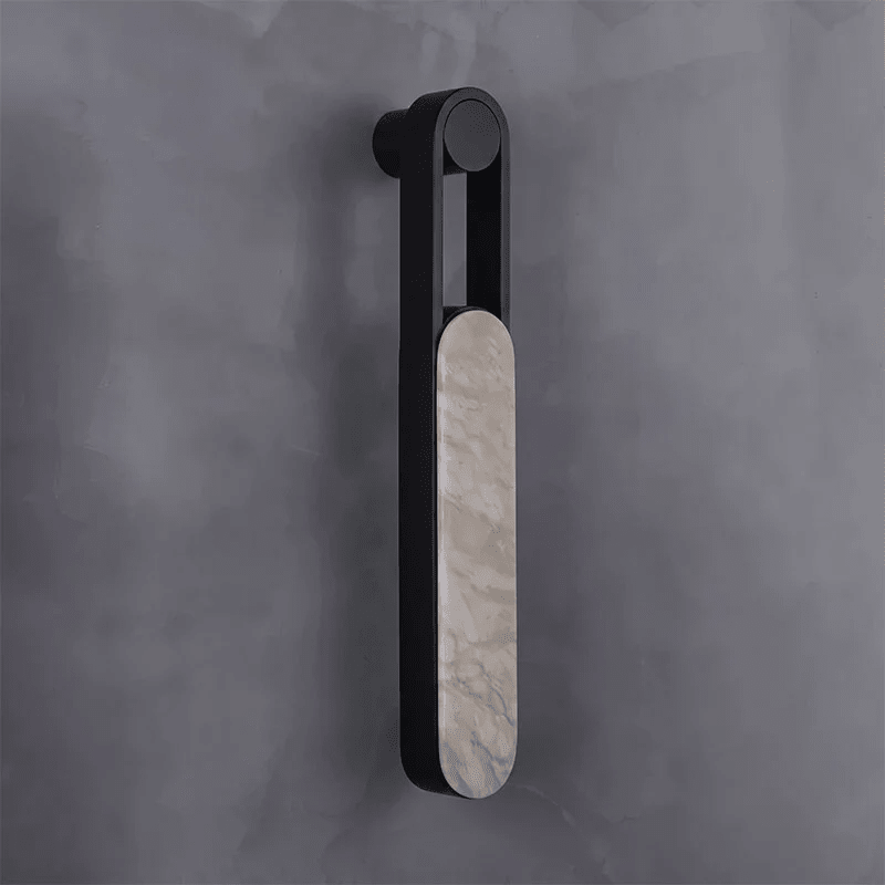 Orven Ring Handle Alabaster Wall Light