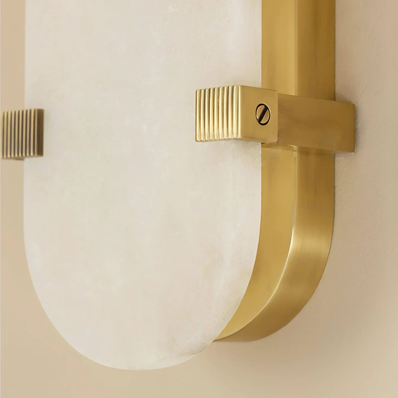 Ovelle Alabaster Halo Wall Sconce