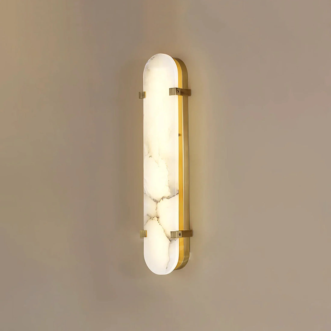 Ovelle Alabaster Halo Wall Sconce