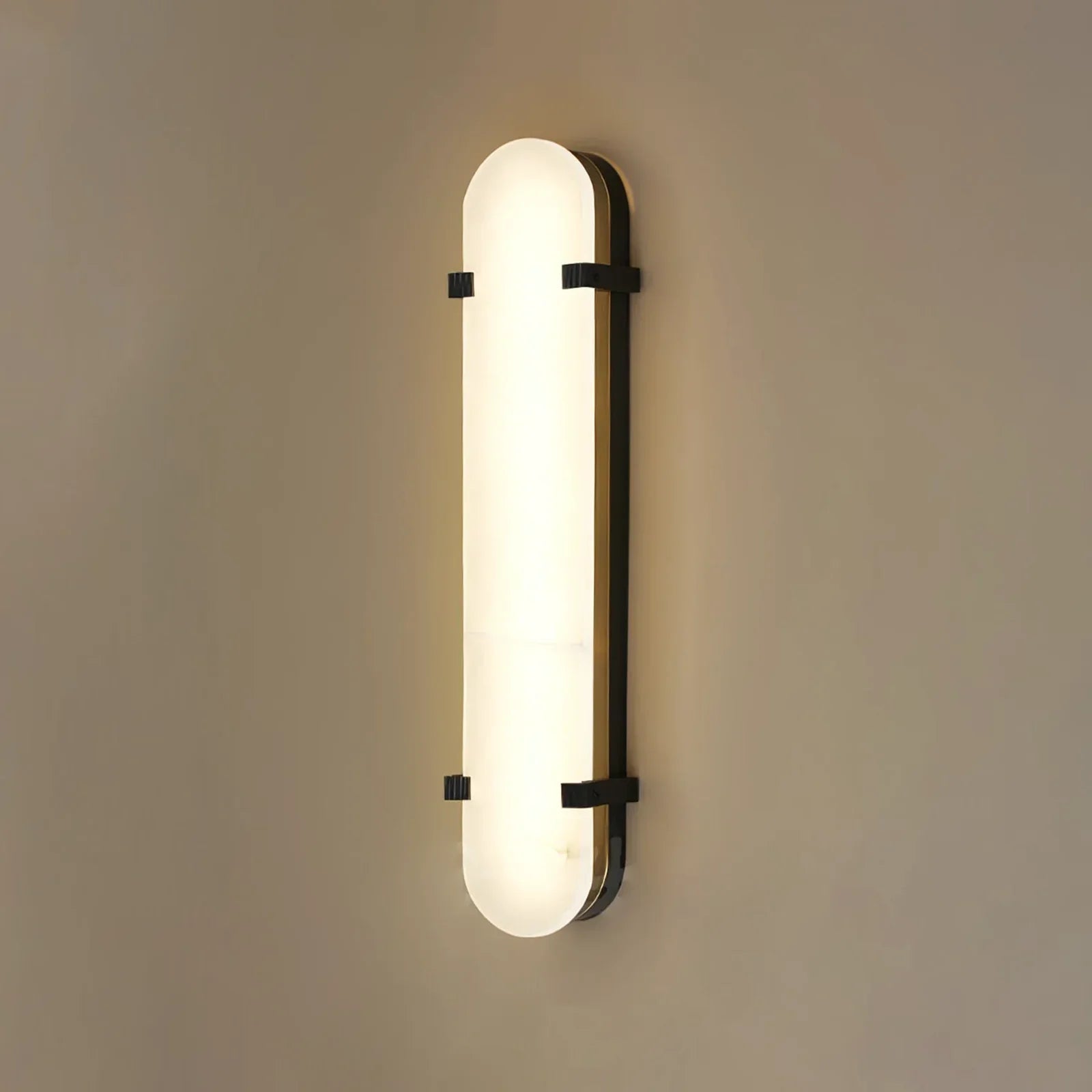 Ovelle Alabaster Halo Wall Sconce