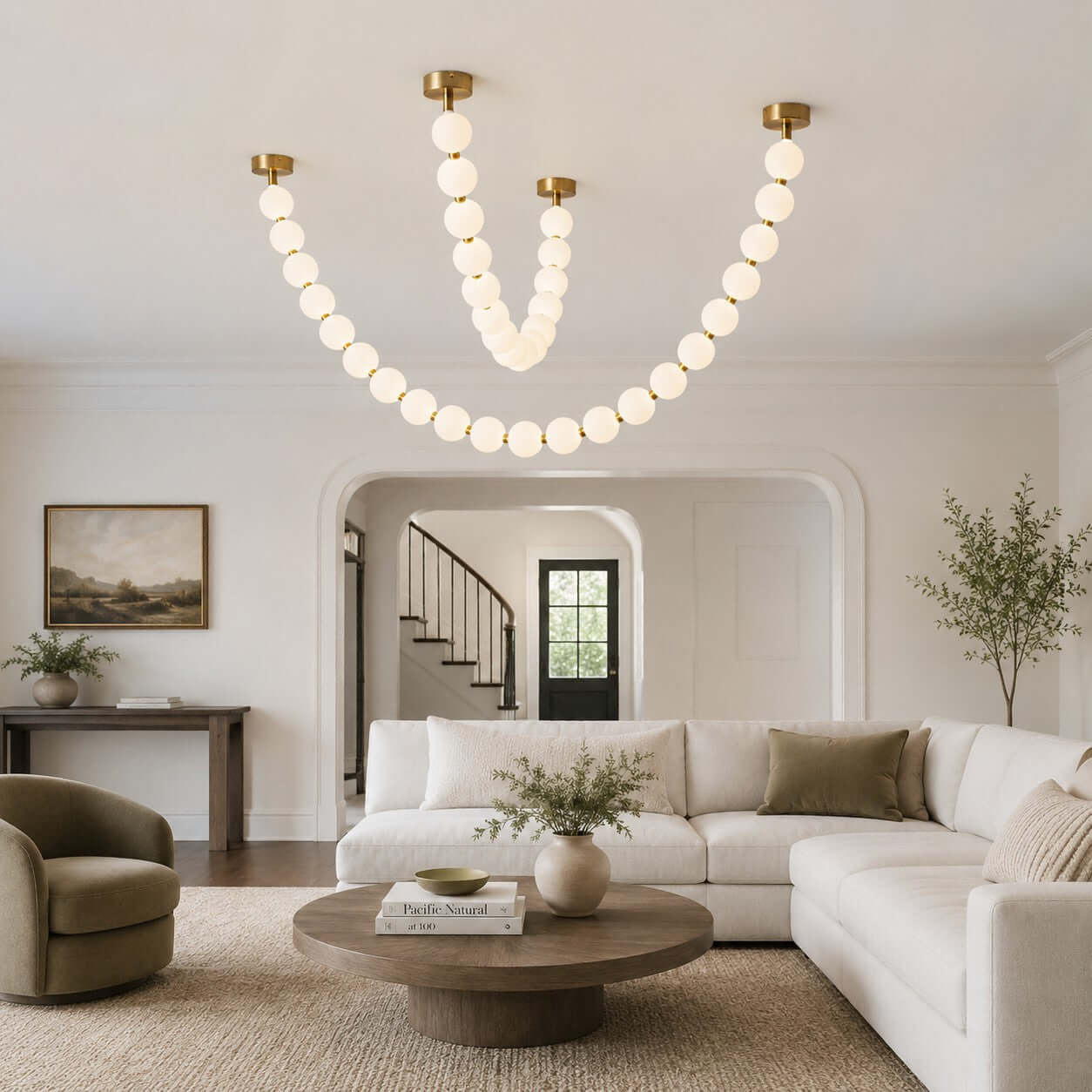 Pearl Necklace Chandelier