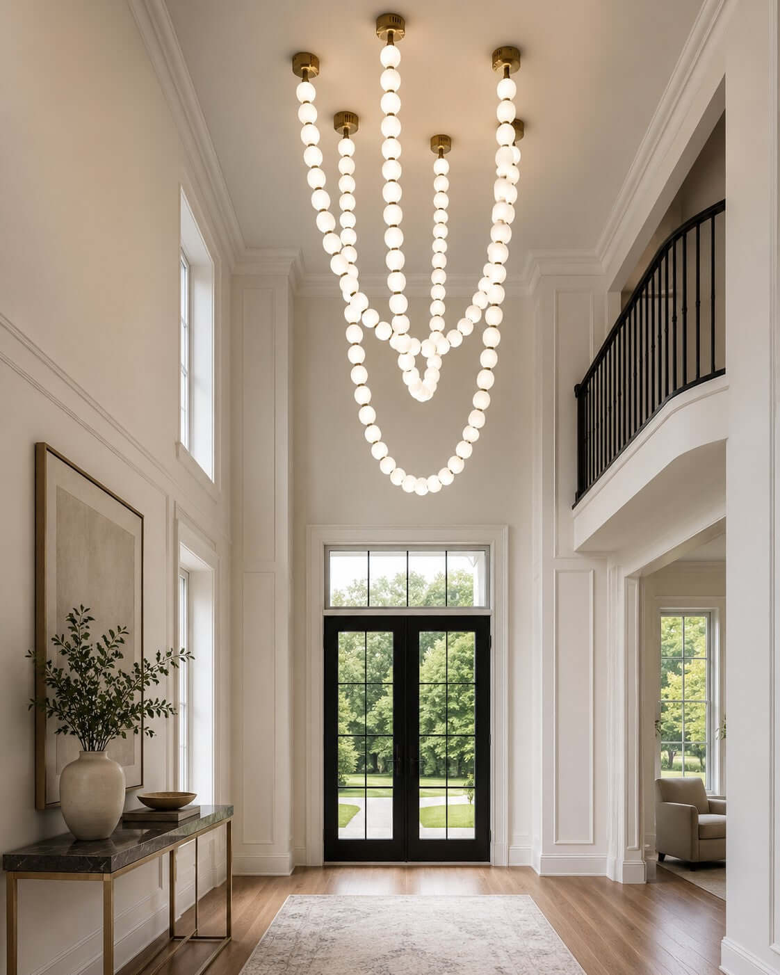 Pearl Necklace Chandelier