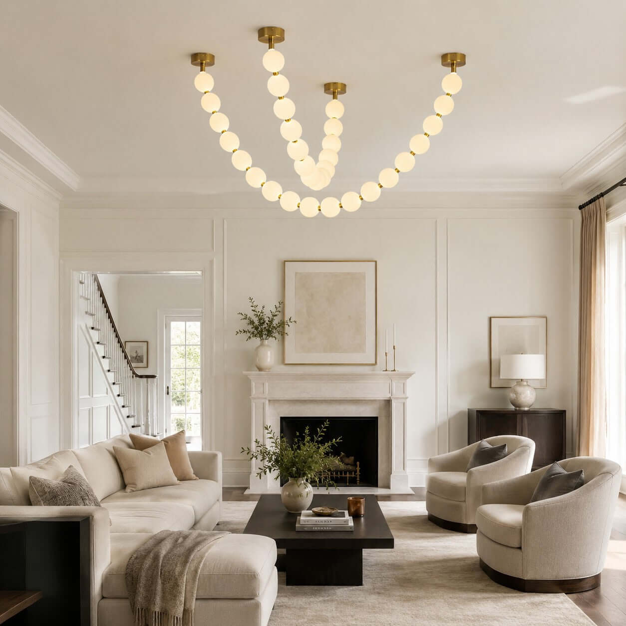 Pearl Necklace Chandelier