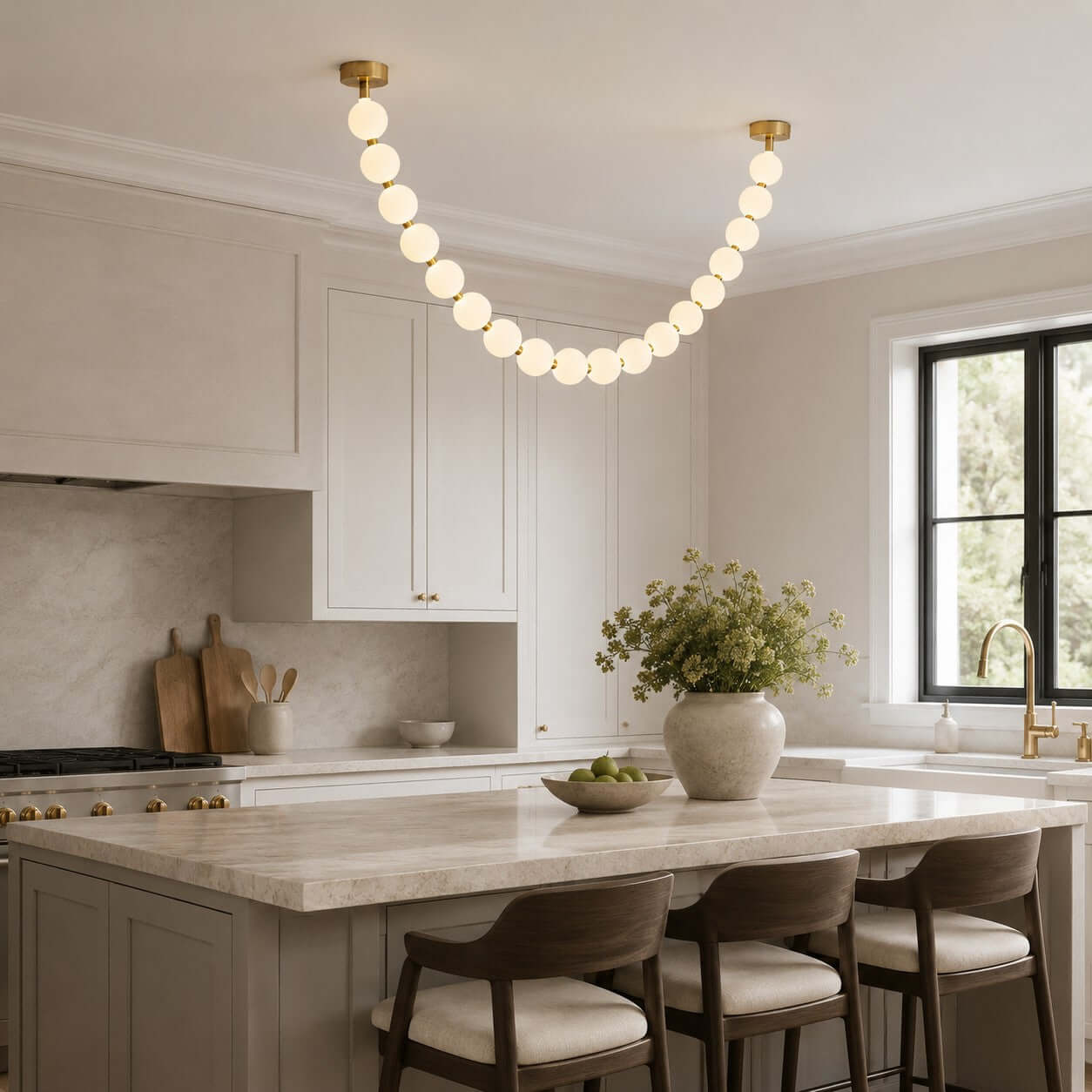 Pearl Necklace Chandelier