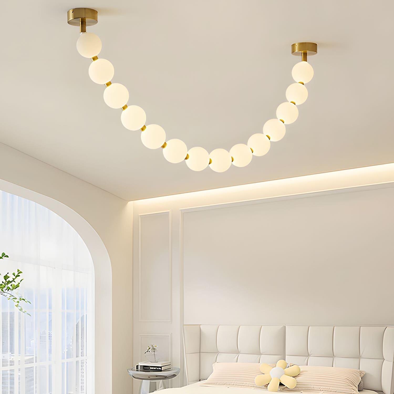 Pearl Necklace Chandelier