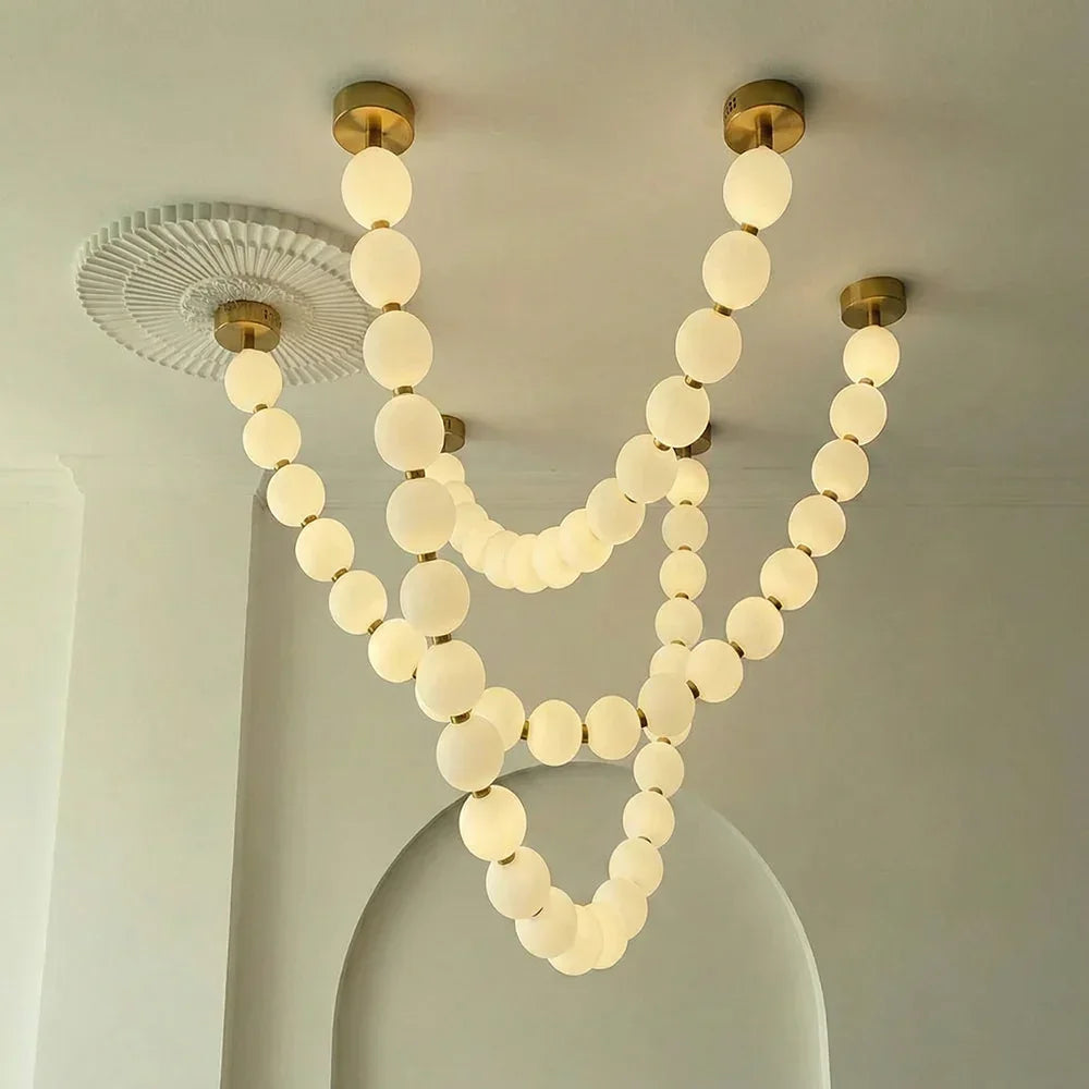 Pearl Necklace Chandelier