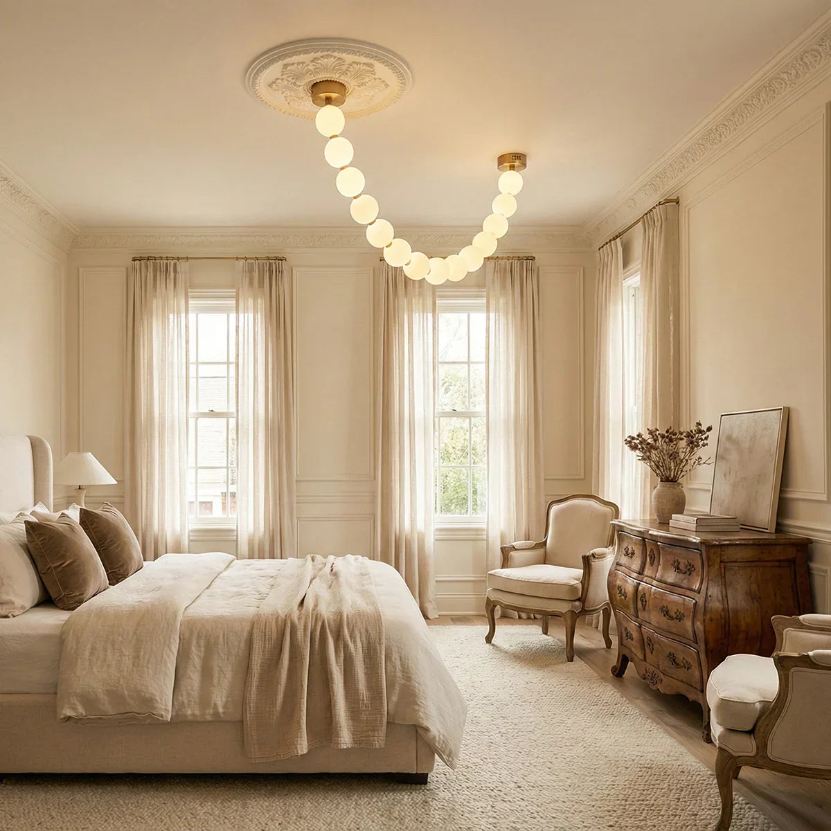 Pearl Necklace Chandelier