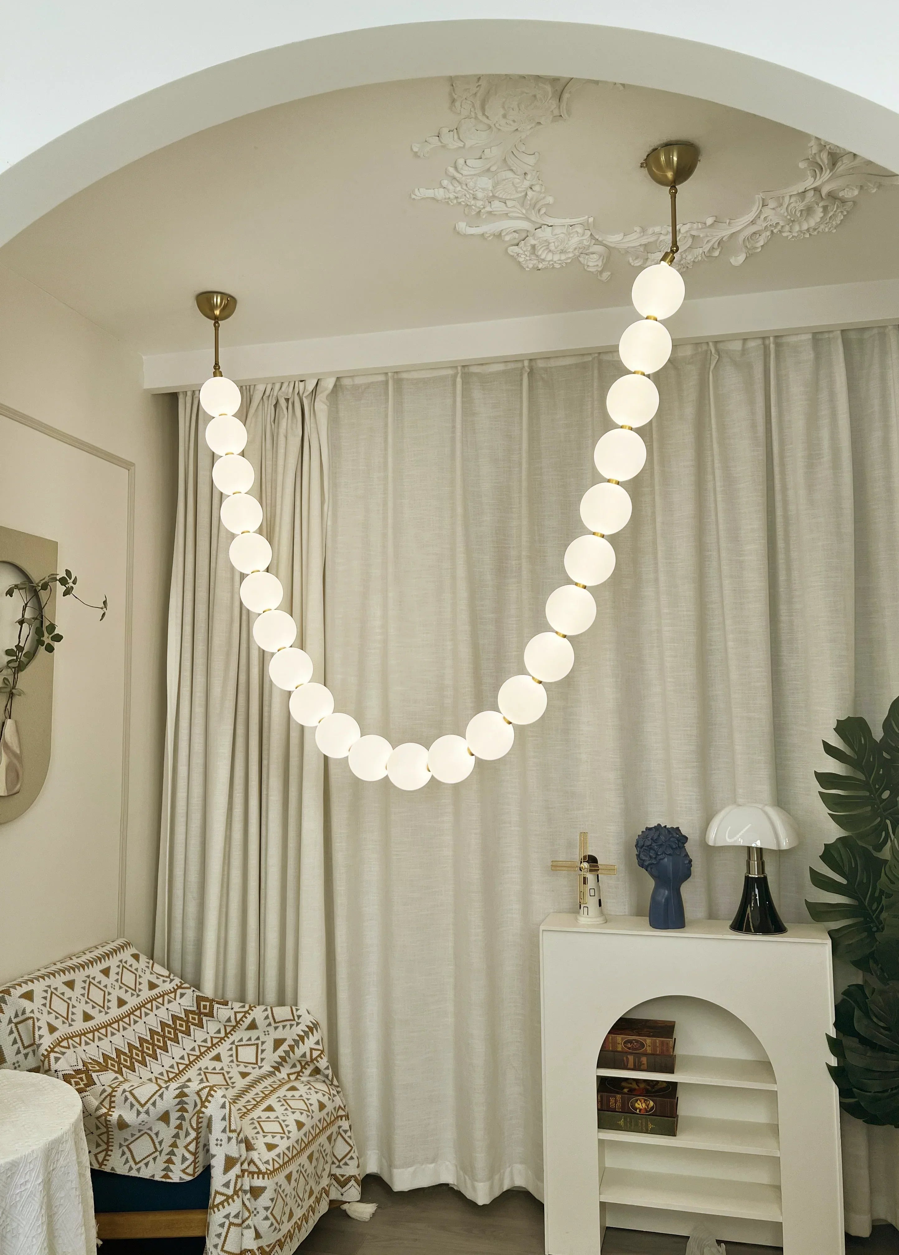 Pearl Necklace Chandelier