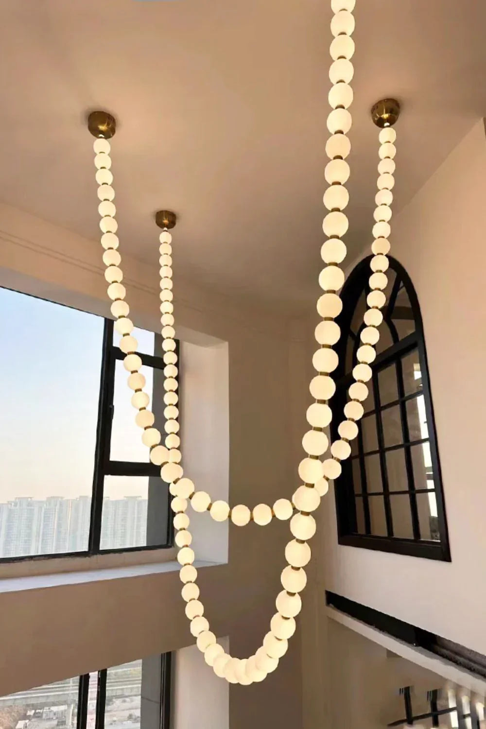 Pearl Necklace Chandelier