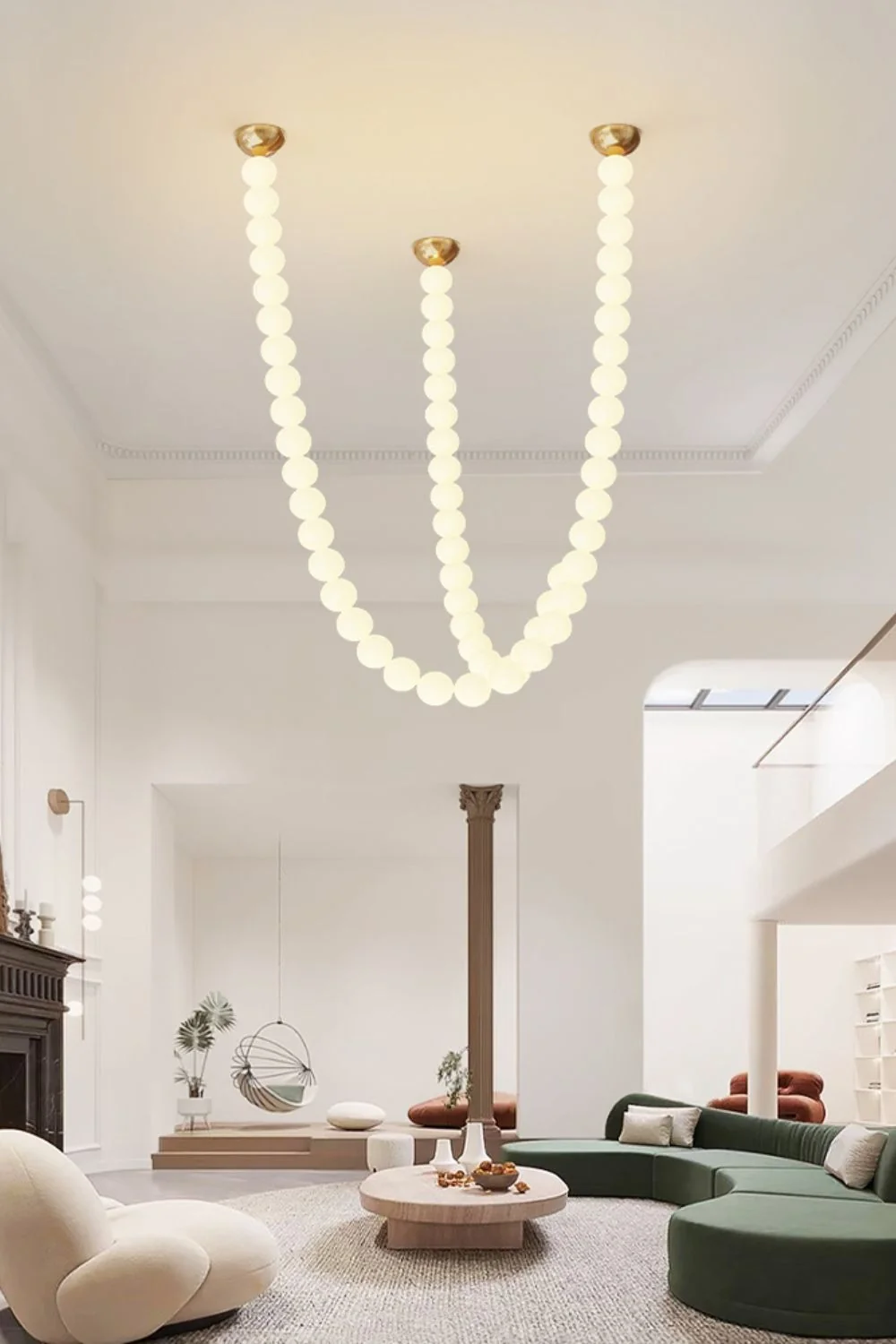 Pearl Necklace Chandelier