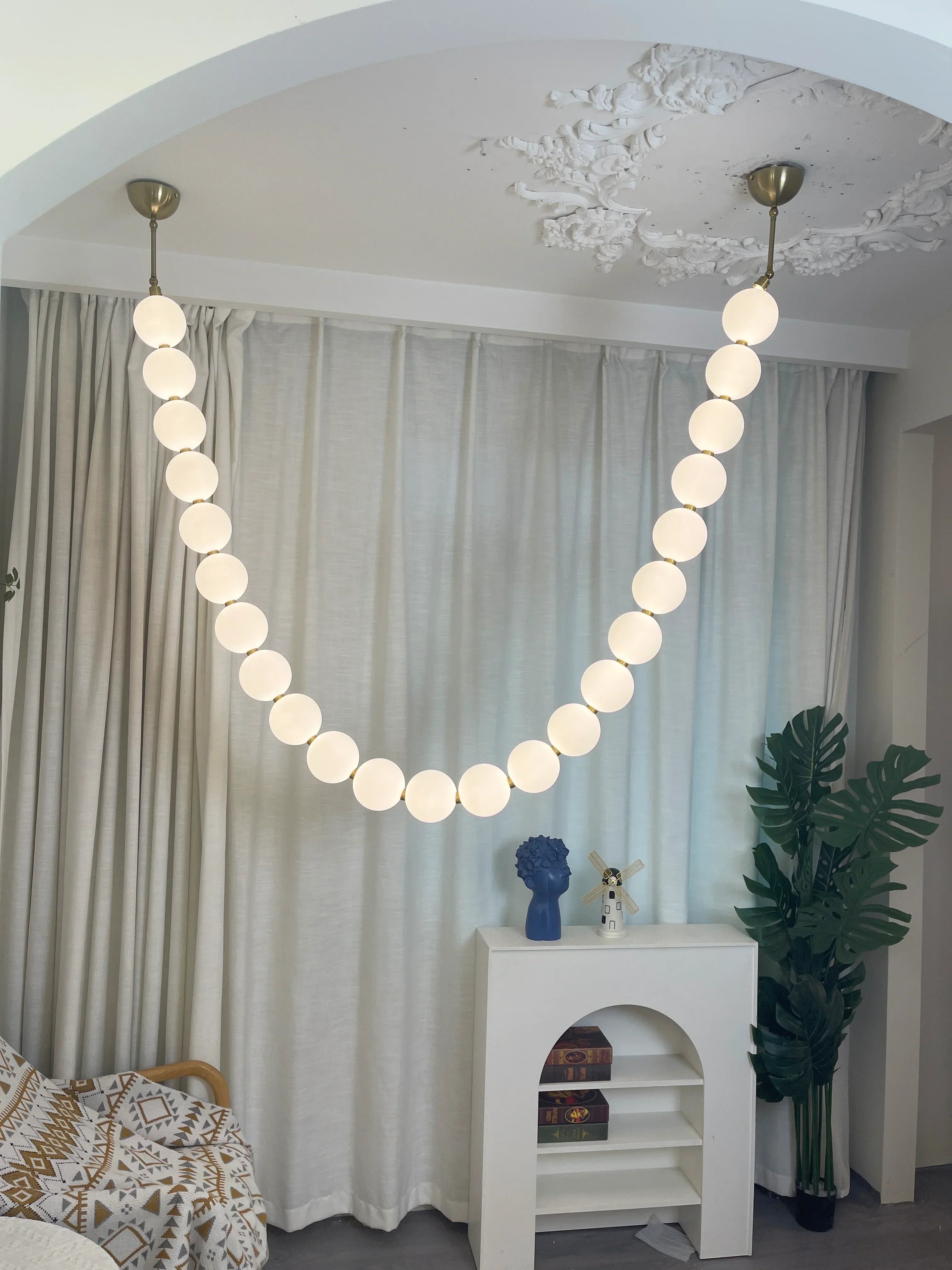 Pearl Necklace Chandelier