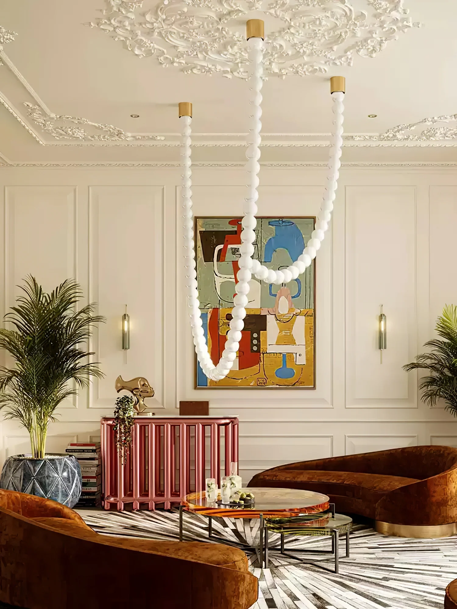 Pearl Necklace Chandelier