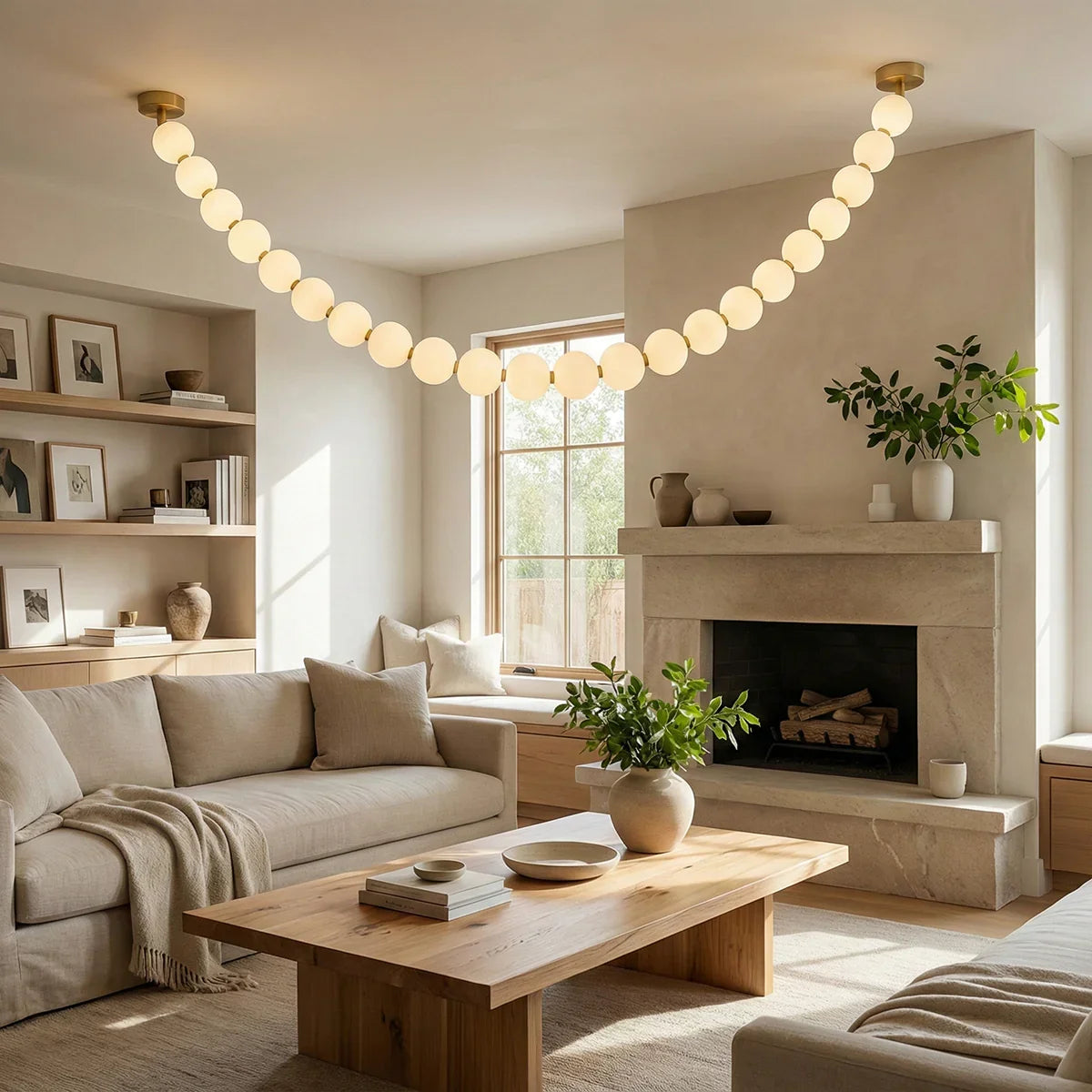 Pearl Necklace Chandelier