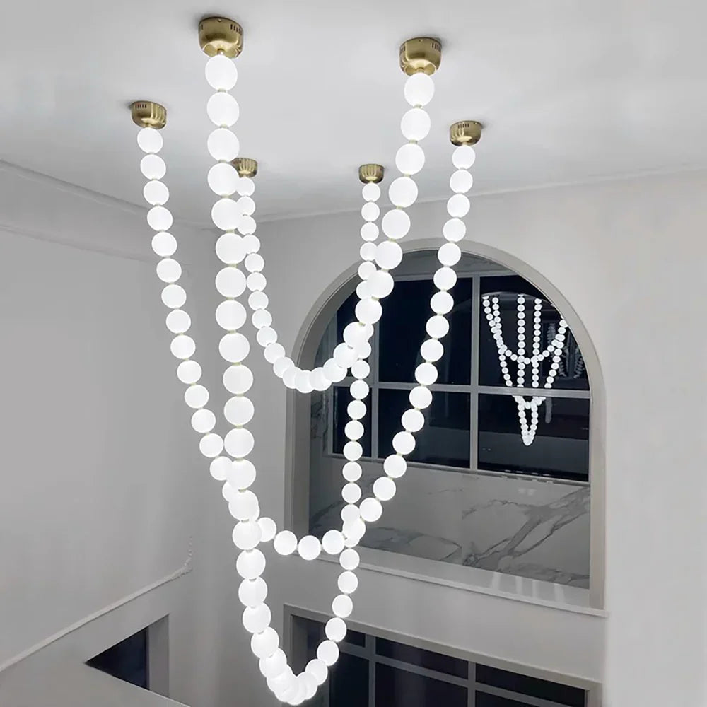 Pearl Necklace Chandelier