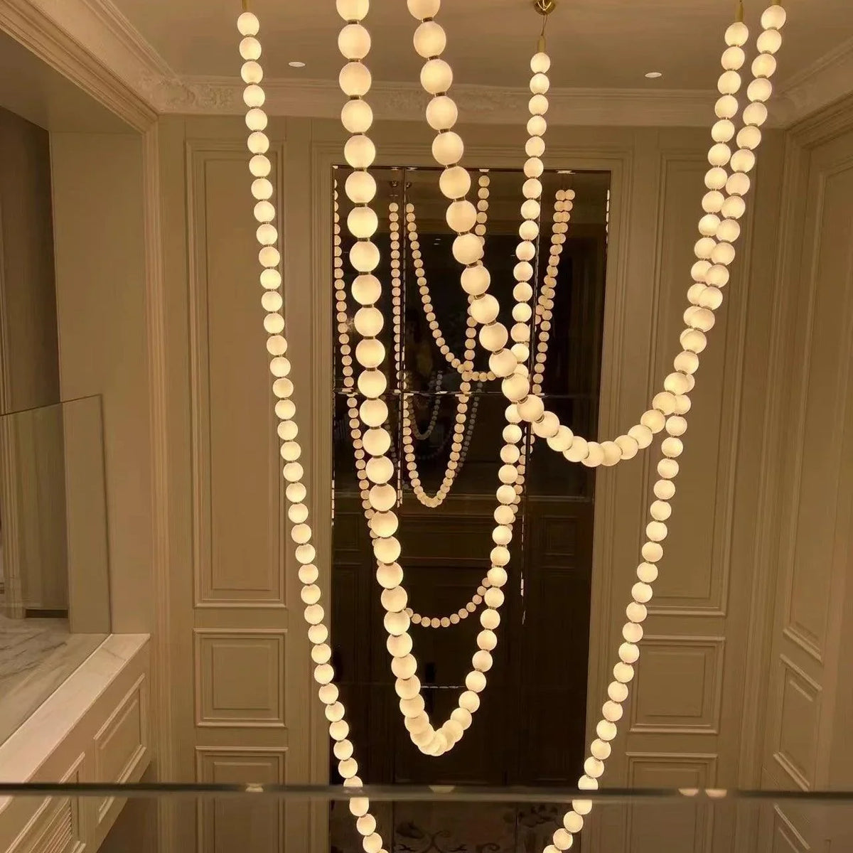 Pearl Necklace Chandelier